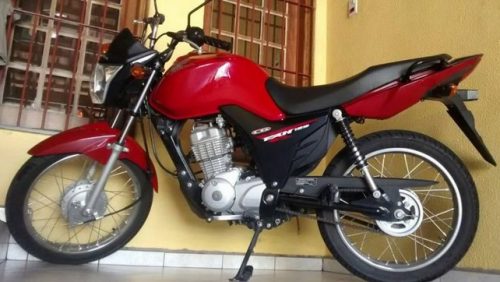 Honda Fan vermelha 2014 | Blog do Airton Chips